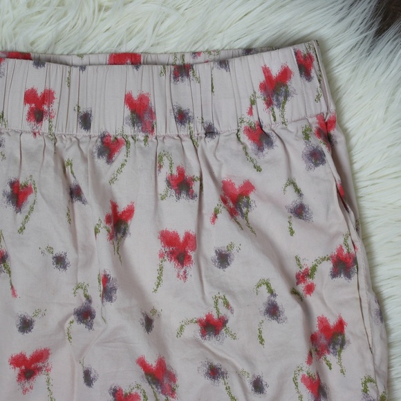 J. Crew Blush Pink Floral A-Line Skirt - Picture 5 of 6
